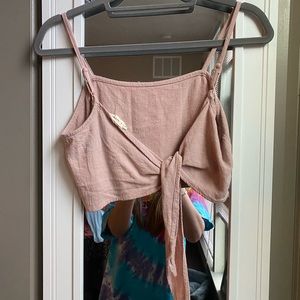 Baby pink going out top!